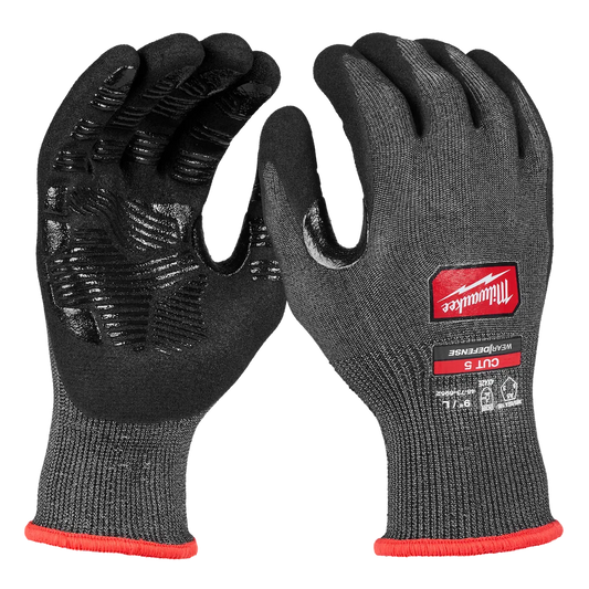 Milwaukee Tool Cut LVL 5 Hi-dex Nitrilegloves W/DEF Prot-xxl (Pair)