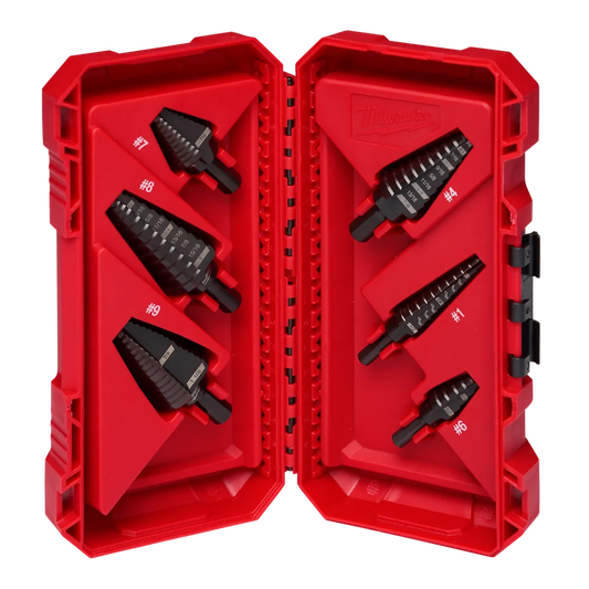 Milwaukee Tool Step Bit 6PC Set NO1 NO4 NO6 NO7 NO8 NO9 (Set)