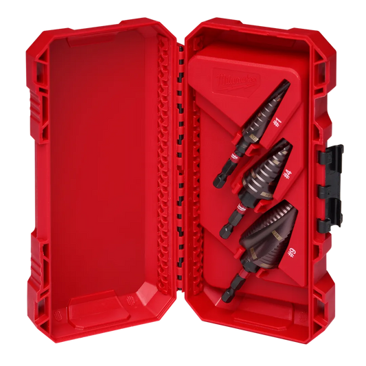 Milwaukee Tool Shockwave IMP Duty Stepbit Elec Set #1 #4 #9 (Set)