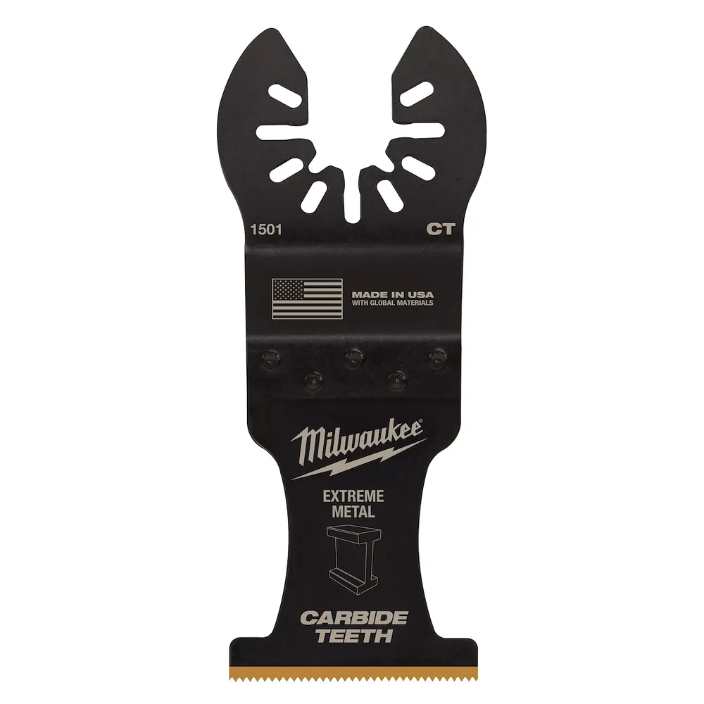 Milwaukee Tool Open-lok 1-3/8" Carbidemulti-tool Blades, 5/Pack
