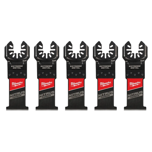 Milwaukee Tool Nitrus Carbide Metal Universal Multi-tool Blade, 5/Pack