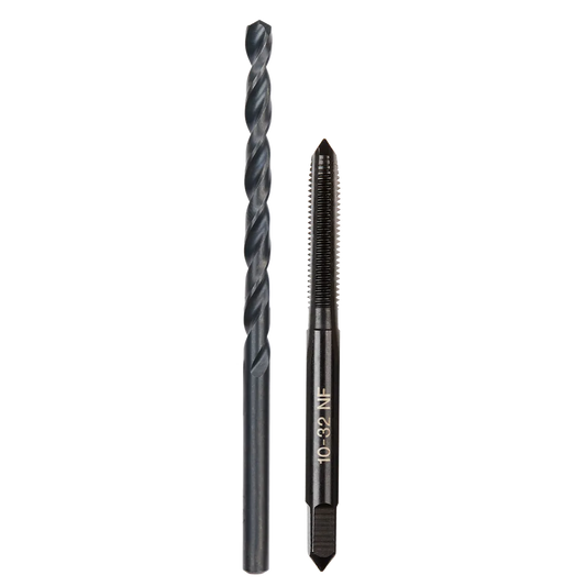 Milwaukee Tool 10-32 NF Straight Fluteplug Tap & #21 Drill Bit