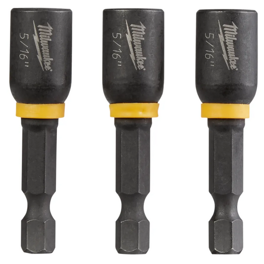 Milwaukee Tool 3PC Shockwave 5/16" Magnetic Nutdrivers (Pack)
