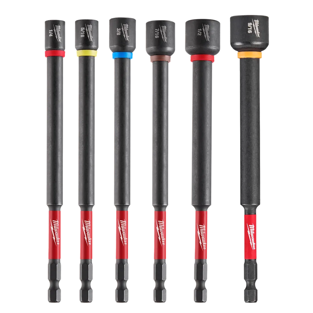 Milwaukee Tool Impact Duty 6" Magneticnut Driver ST 6PC (Set)