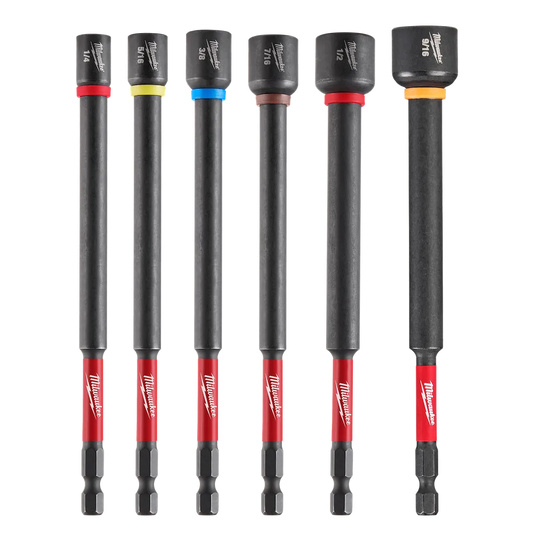 Milwaukee Tool Impact Duty 6" Magneticnut Driver ST 6PC (Set)
