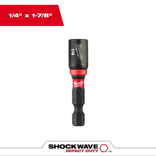 Milwaukee Tool Shockwave 1-7/8" MAG Nutdriver 1/4"