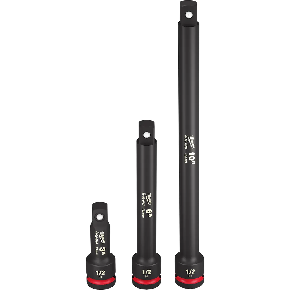Milwaukee Tool 4PC Impact Duty 1/2" Drive Extension Set (Set)