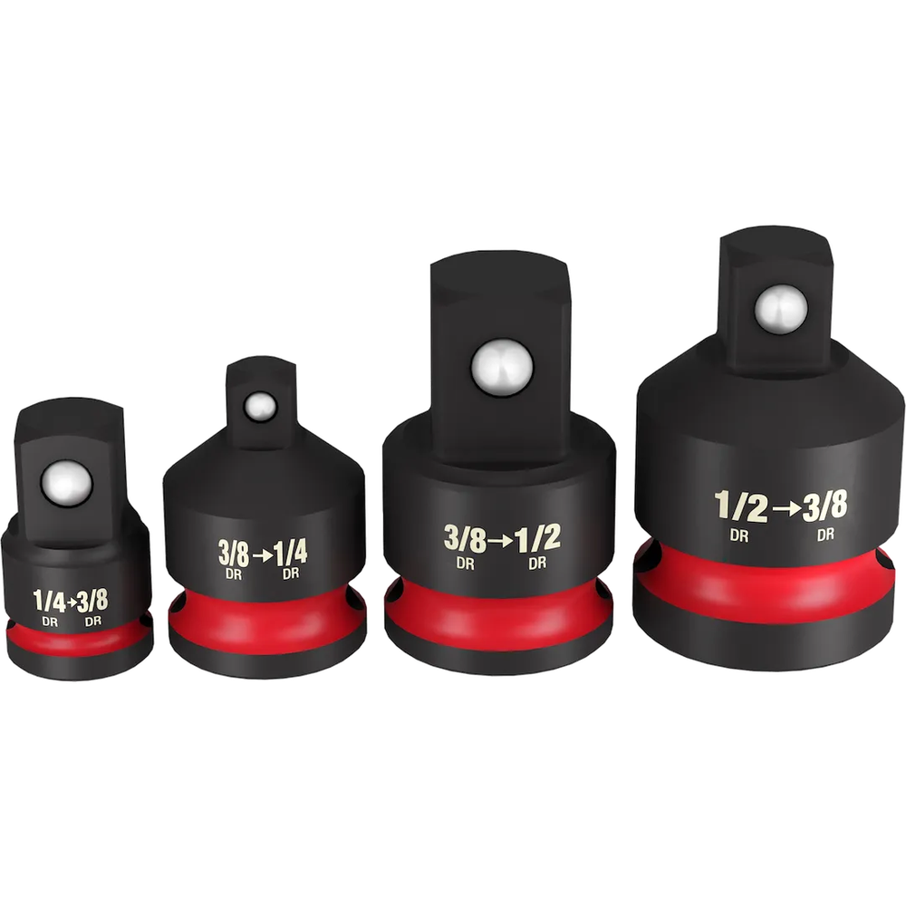 Milwaukee Tool Impact Duty 1/4"-1/2" Drive Adapter Set (Set)