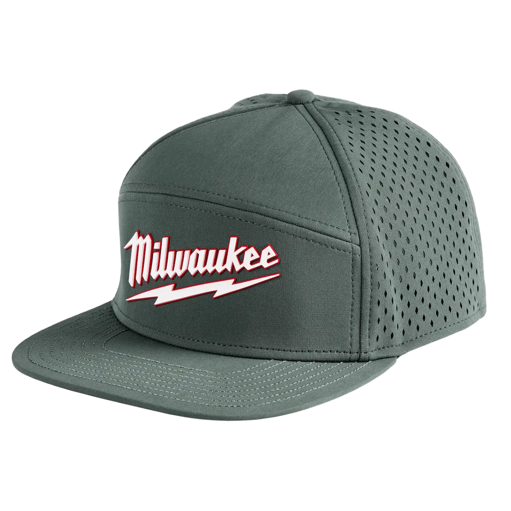 Milwaukee Tool Flat Brim Snapback Green