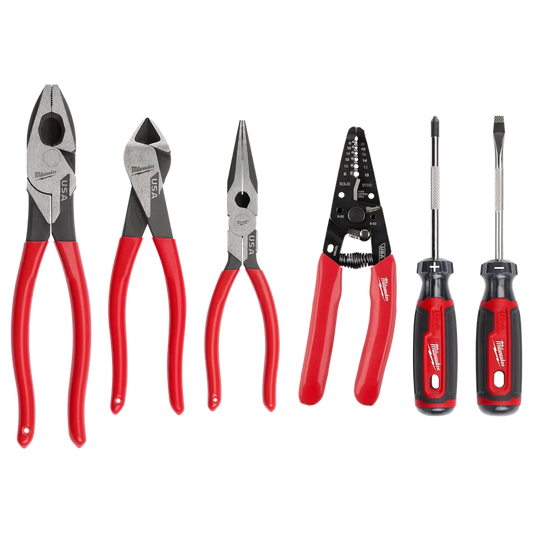 Milwaukee Tool 6 PC. Dipped Grip Set (Set)