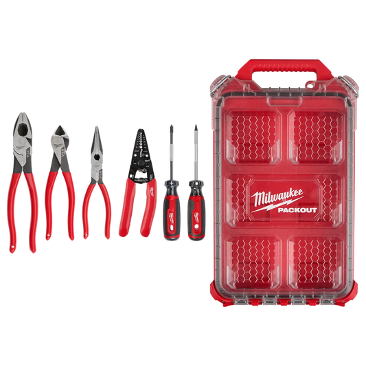 Milwaukee Tool Dipped Grip Set W/ Packout (Set)