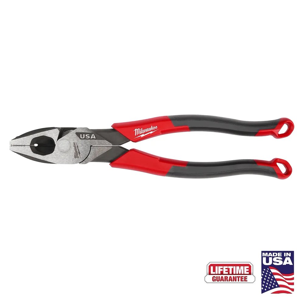 Milwaukee Tool 9" Lineman's Comfort Grip Pliers (usa)