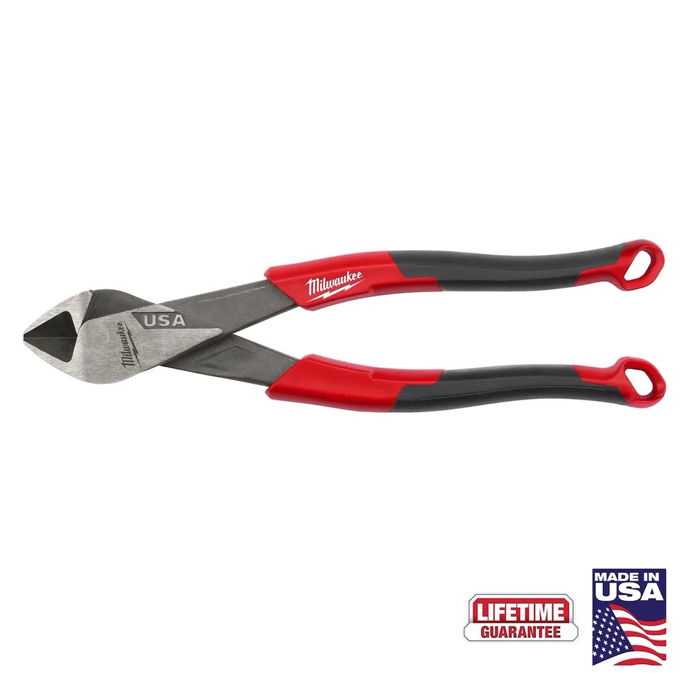 Milwaukee Tool 8" Diagonal Comfort Gripcutting Pliers (usa)