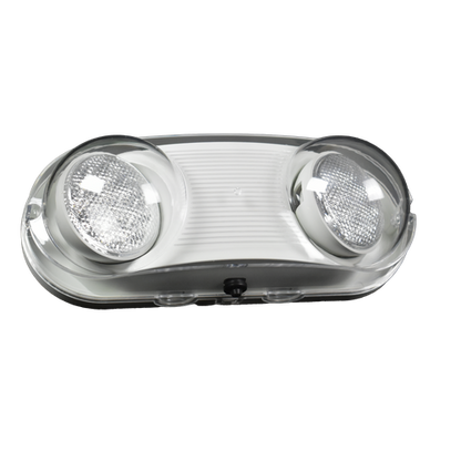 Best Lighting 2-HEAD WP Oval LOW-Prof LED EM Unit White (OWLEMW)
