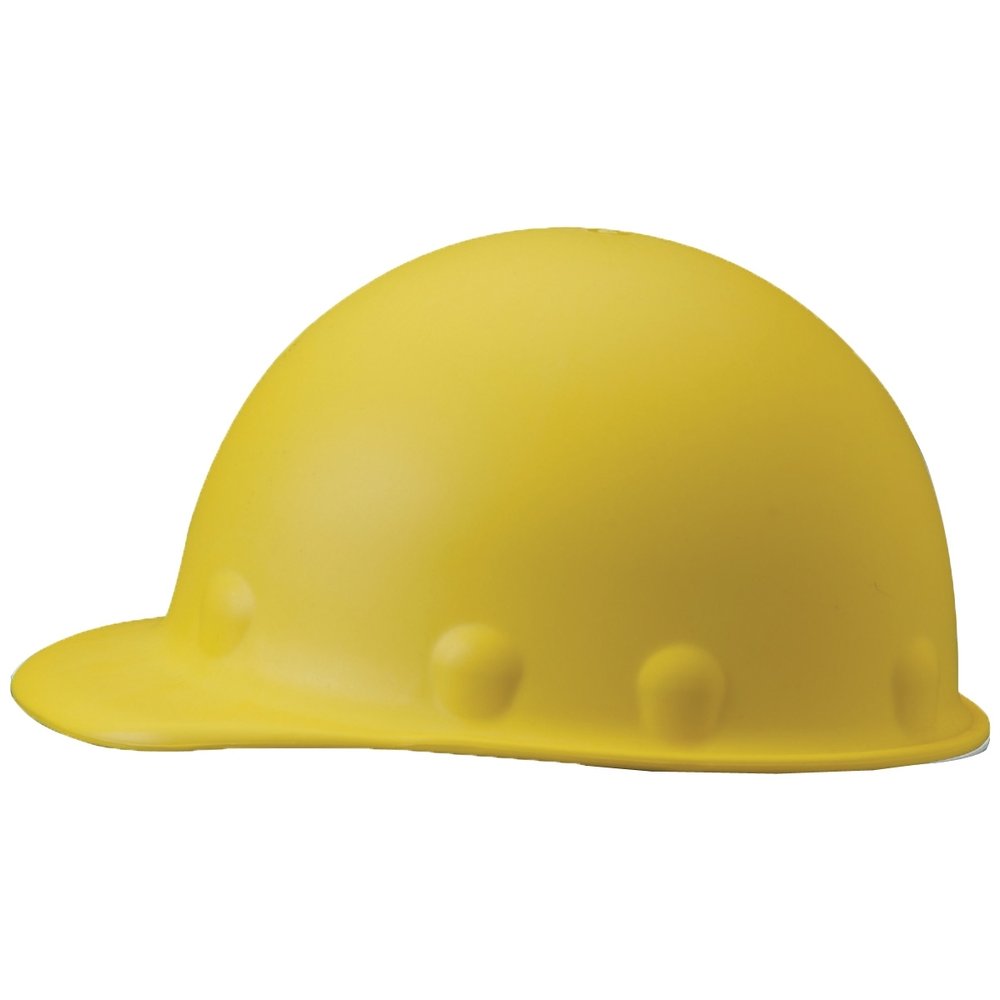 Fibre-Metal by PIP P2A Hard Hat Yellow Swingstrap