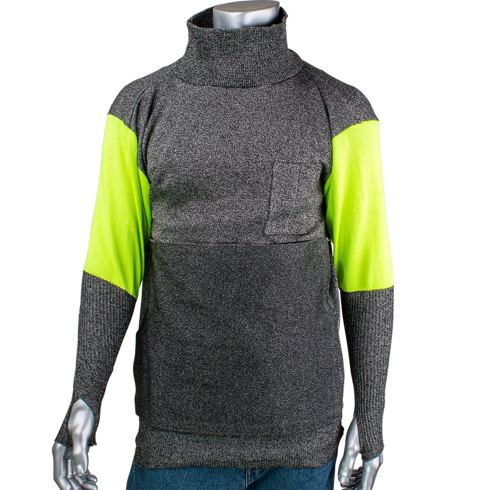 PIP ATA Blended Cut Resist Pullover W/HI-VIS Sleeves