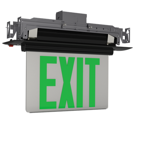 Best Lighting Plastic Edgelit 1/2FM Red/Green Black Housing EM (PELXRGMBEM)