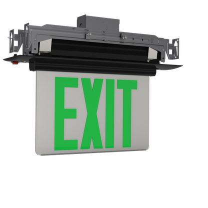 Best Lighting Plastic Edgelit 1/2FM Red/Green Black Housing EM (PELXRGMBEM)