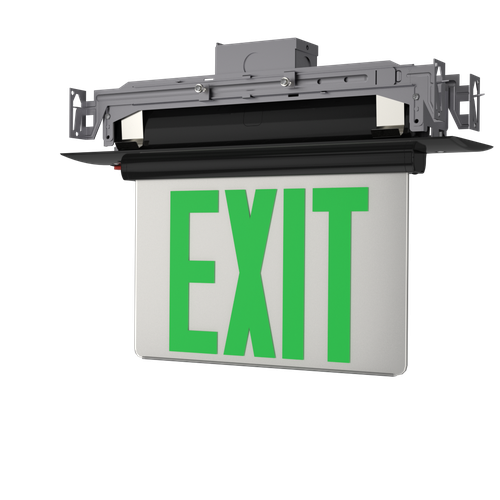 Best Lighting Plastic Edgelit 1/2FM Red/Green Black Housing EM (PELXRGMBEM)