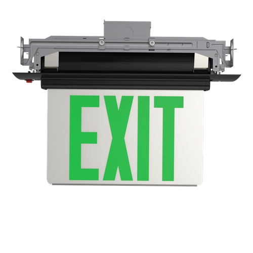 Best Lighting Plastic Edgelit 1/2FM Red/Green Black Housing EM (PELXRGMBEM)
