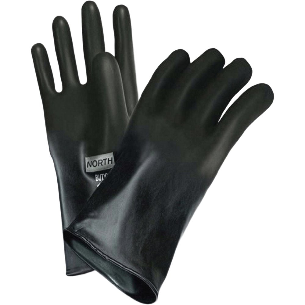 North by PIP Butyl Gloves Smooth Curvd Hand 6PR/BX 100 PR/CA (Pair)
