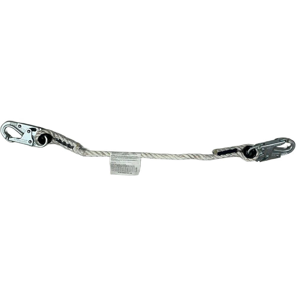 Miller by PIP 25' Rope Lanyard W/2 Locking Snap Hooks