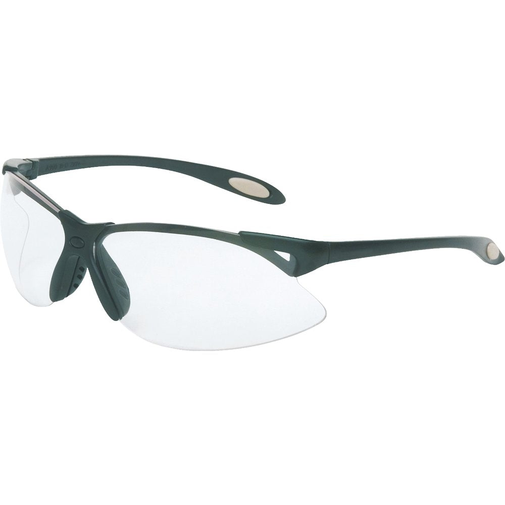 UVEX by PIP A900 Series Safety Eyewear BLK Frame Clear Lens, 10 Pairs/Box