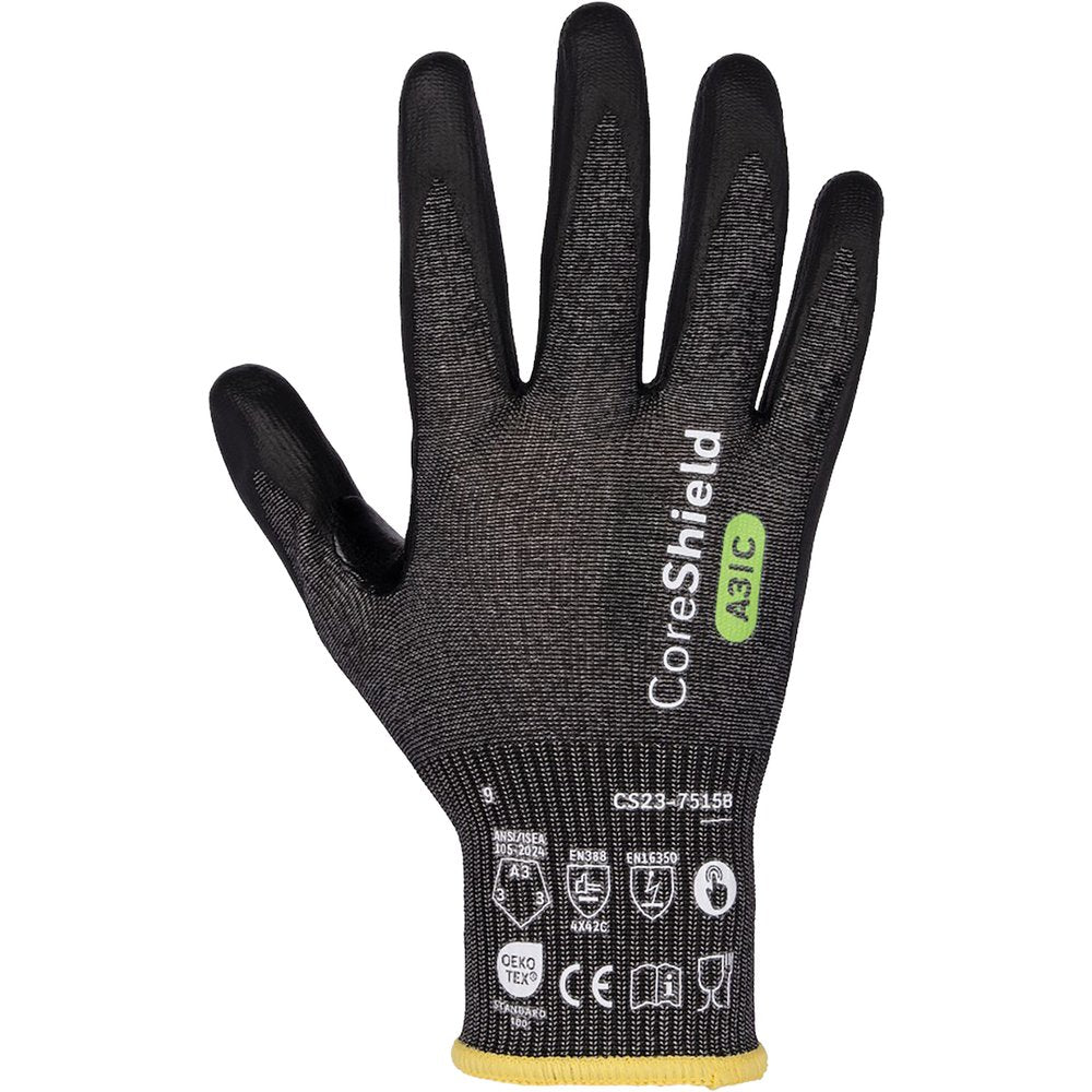 G-Tek by PIP Knit Yarn Glove Nitrilemicro Foam Coat Grip TS (Pair)