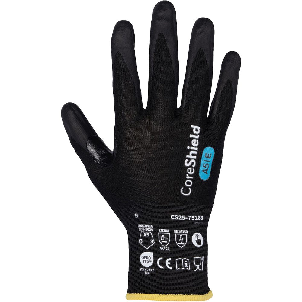 G-Tek by PIP Knit Yarn Glove Nitrilegrip PALM/FING TS Vend (Pair)