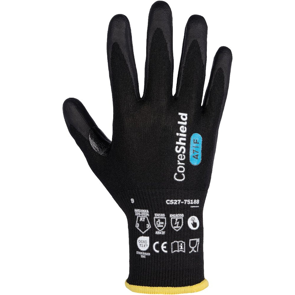 G-Tek by PIP Knit Yarn Glove Nitrilegrip PALM/FING TS Vend (Pair)