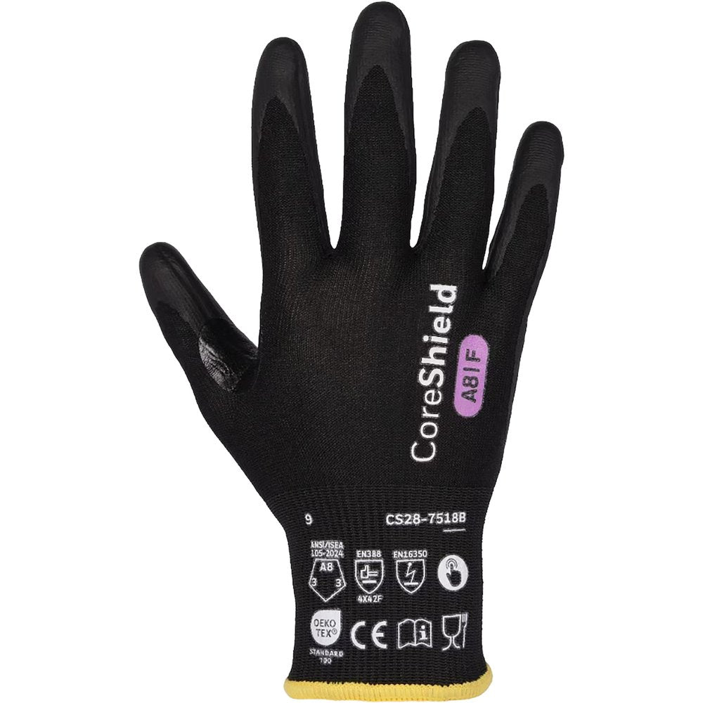 G-Tek by PIP Knit Yarn Glove Nitrilegrip PALM/FING TS ESD (Pair)