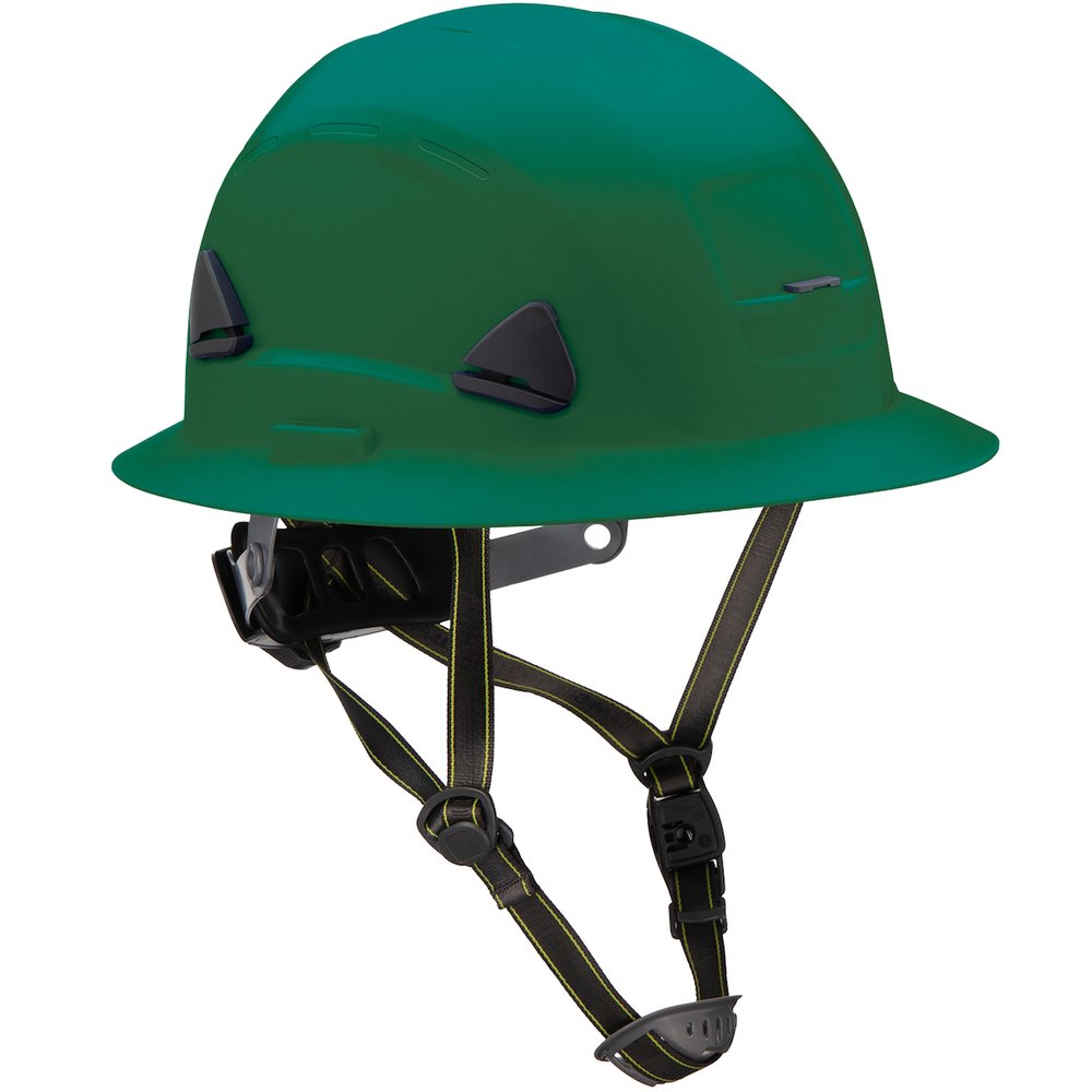 Fibre-Metal by PIP SFTY Helmet Full Brim Non-ventd CLS E GRN
