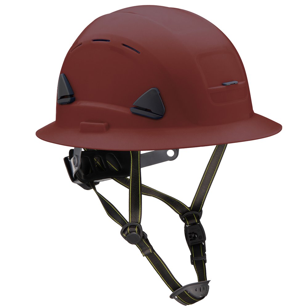 Fibre-Metal by PIP SFTY Helmet Full Brim Vented Brown