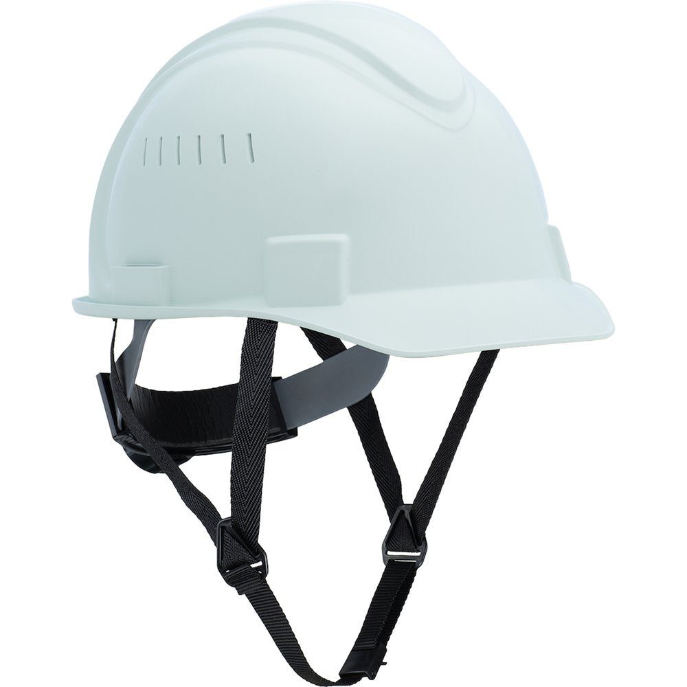 North Short Brim Hard Hat Vented White, 20/Case