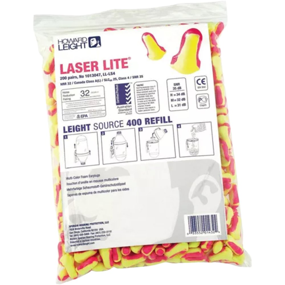 Howard Leight by PIP Laser LITE-LS-400 Dispenser Refill CA/2000 Pair (Case)