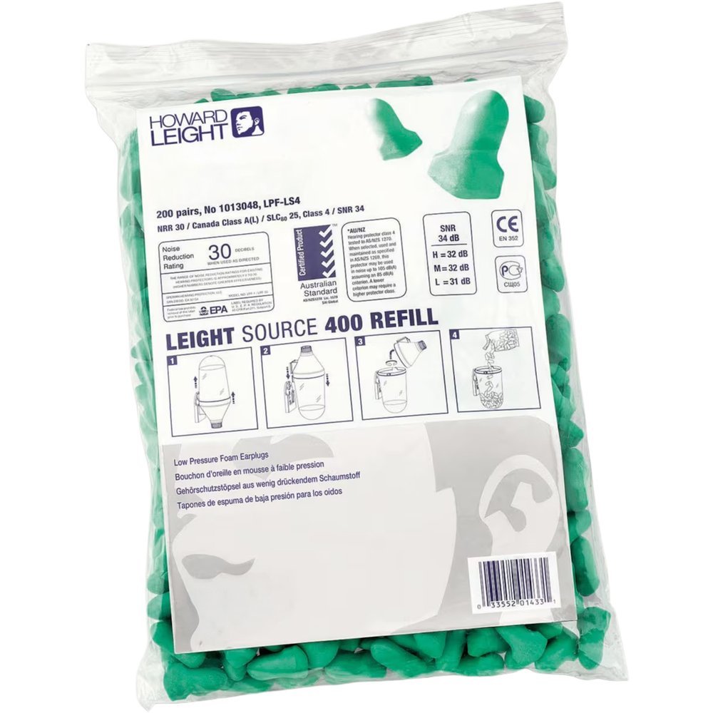 Howard Leight by PIP MAX LITE-LS-400 Dispenser Refill (200/BAG) (Bag)