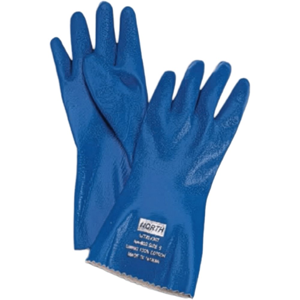 North by PIP (6PR/BAG)(12BG/CS) Nitri-knit Dipped Nitrile, 6 Pairs/Bag