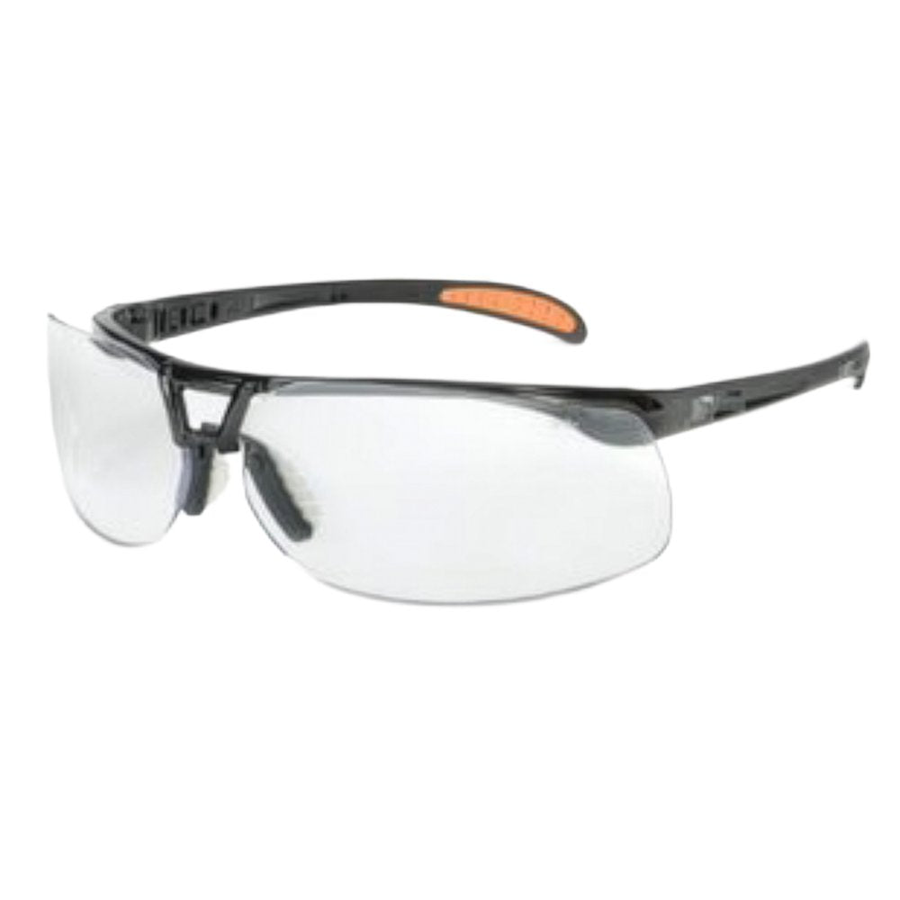 UVEX by PIP Safety Eyewear Protege BLACK/CLEAR Hard Coate, 10/Box
