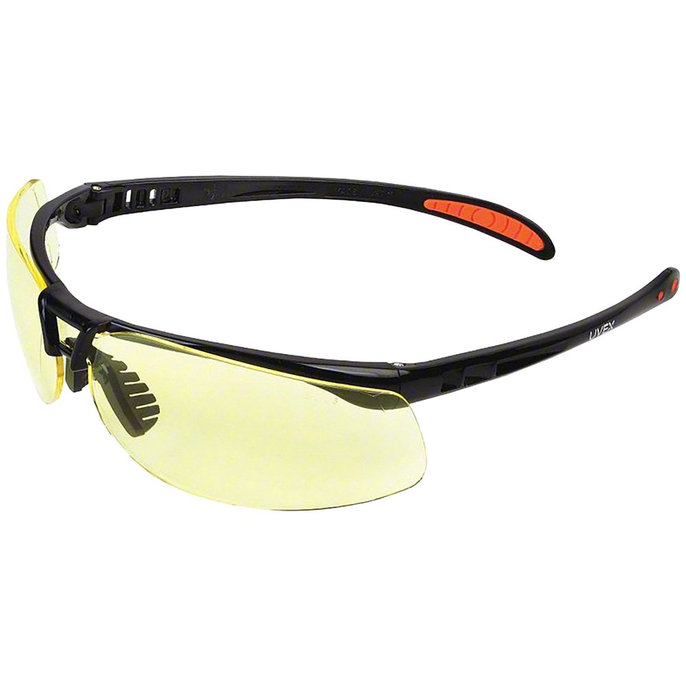 UVEX by PIP Protege BLK Amber Hsaf, 10/Pack