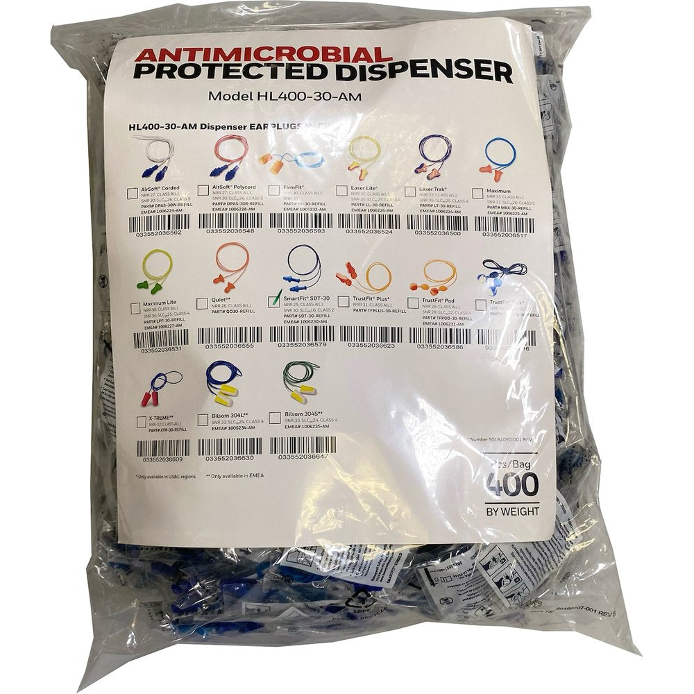 Howard Leight by PIP HL400 Refill Corded Earplugs SDT-30 2000PR, 2000/Case