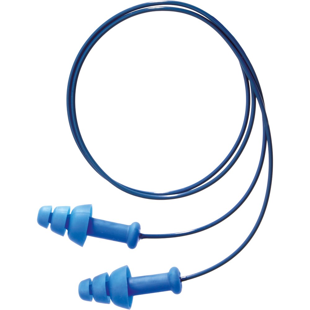 Howard Leight by PIP Smartfit Detectable Triple Flange Earplug 25NRR, 100 Pairs/Box