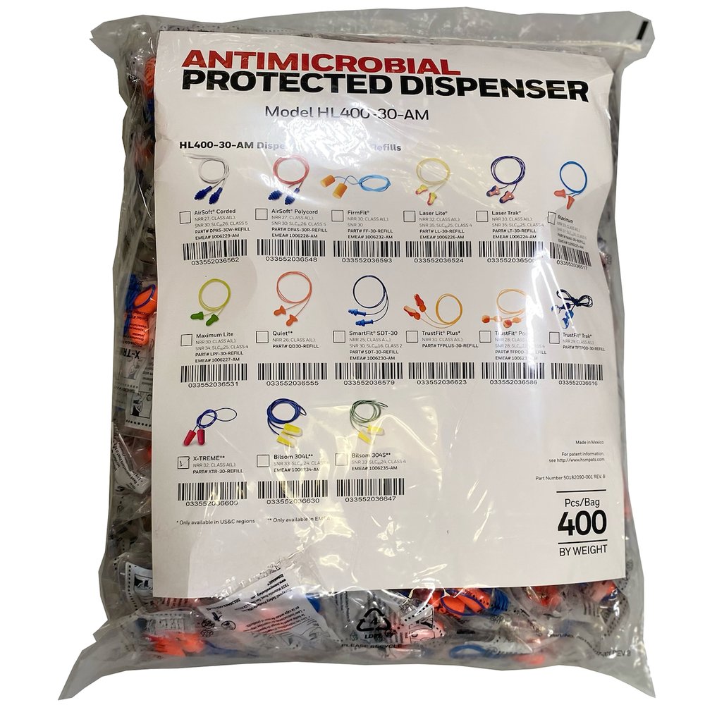 Howard Leight by PIP HL400 Refill Corded Earplugs XTR-30 2000PR (Case)