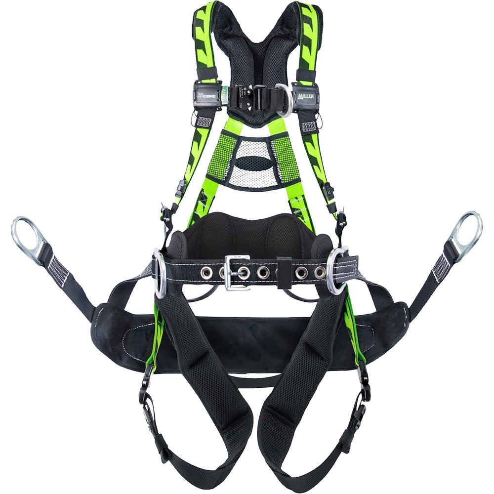 Miller by PIP Aircore Tower Climbing Harness Bosun SM/MED GRN
