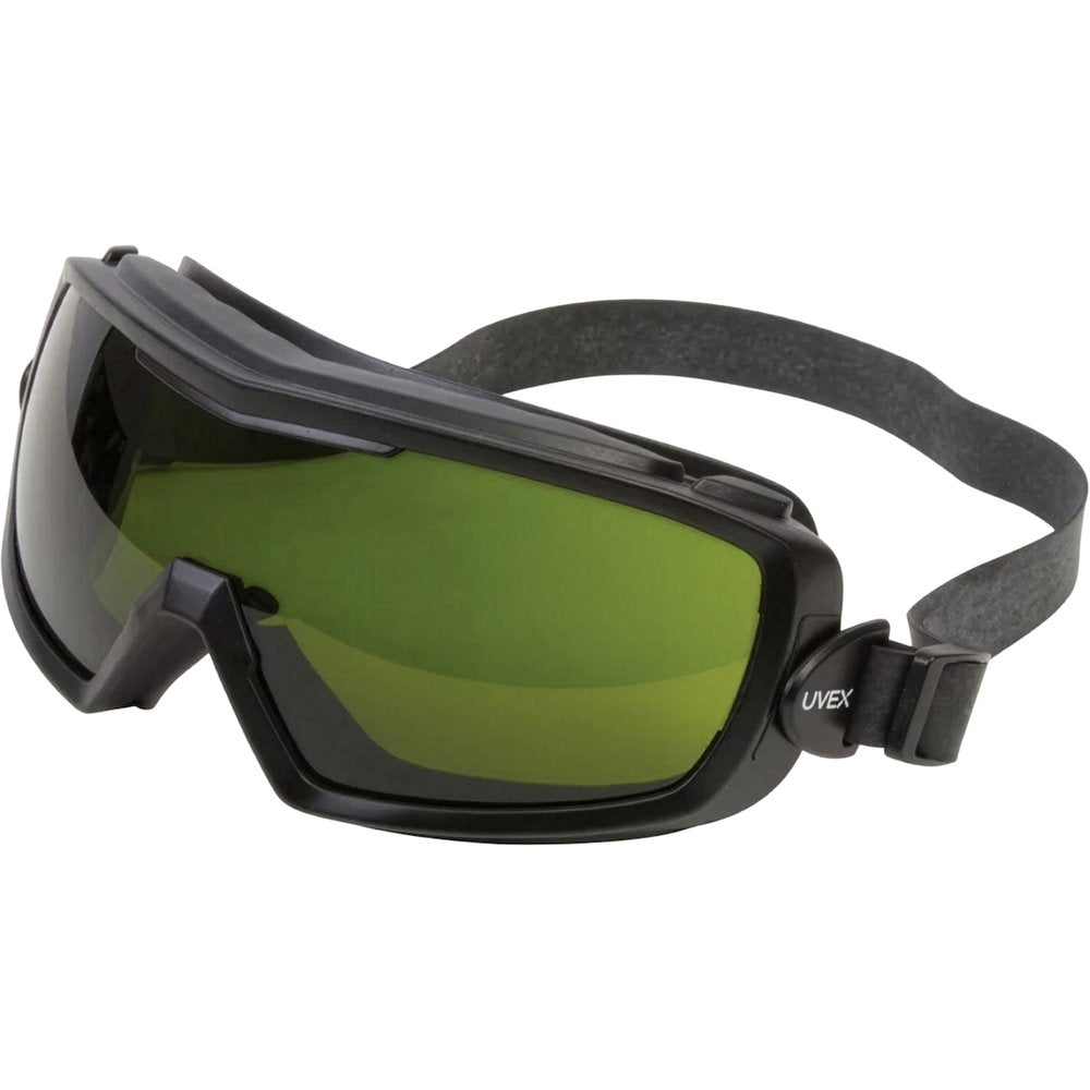 UVEX by PIP Goggle Black Body SHADE3.0 Uvextra AF Lens, 10/Pack