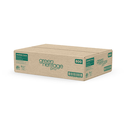 Green Heritage Pro White Jumbo Roll Tissue 2-ply, 560 ft/roll, 65 cases/pallet