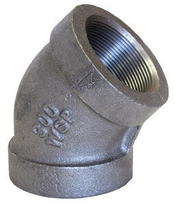 1-1/4 Blk Mi 300# 45 Ell