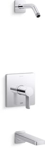 Single Handle Bathtub & Shower Faucet in Polished Chrome (Trim Only)