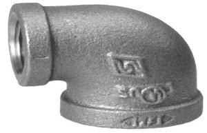 1-1/4X3/4 Blk Mi 150# 90 Ell
