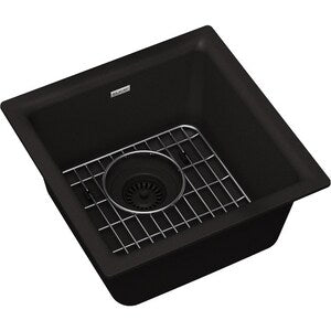 16X16 1H Qtz Du Mnt Bar Sink Blac