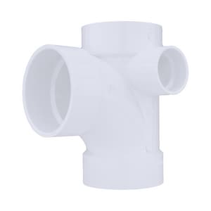4 Pvc Dwv San Tee W/ 2 Rhi
